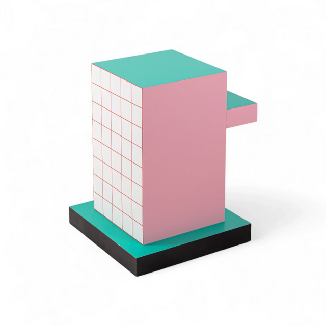Beistelltisch Super Side Table Red Grid – Ansicht 3 – Seletti Superfurniture – DesignWe.Love