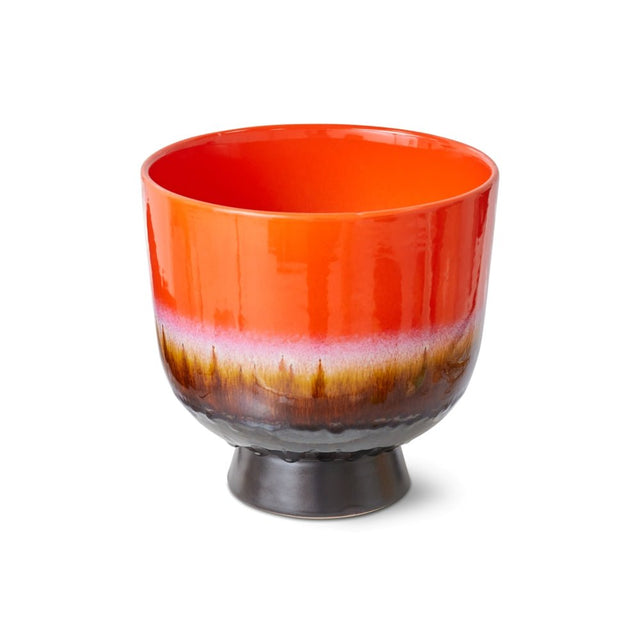 Blumentopf aus Keramik Retro Cherry Red - HK Living - DesignWe.Love