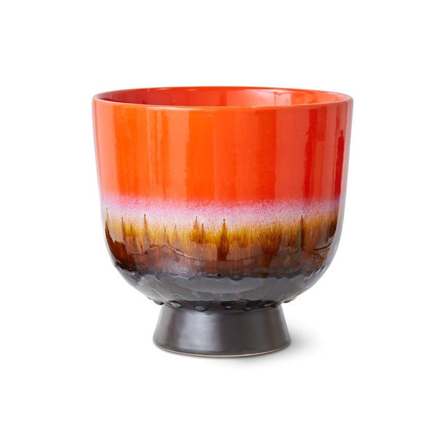 Blumentopf aus Keramik Retro Cherry Red - HK Living - DesignWe.Love