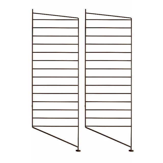 Bodenleiter 2er Set 85x30cm Dunkelbraun - String Furniture