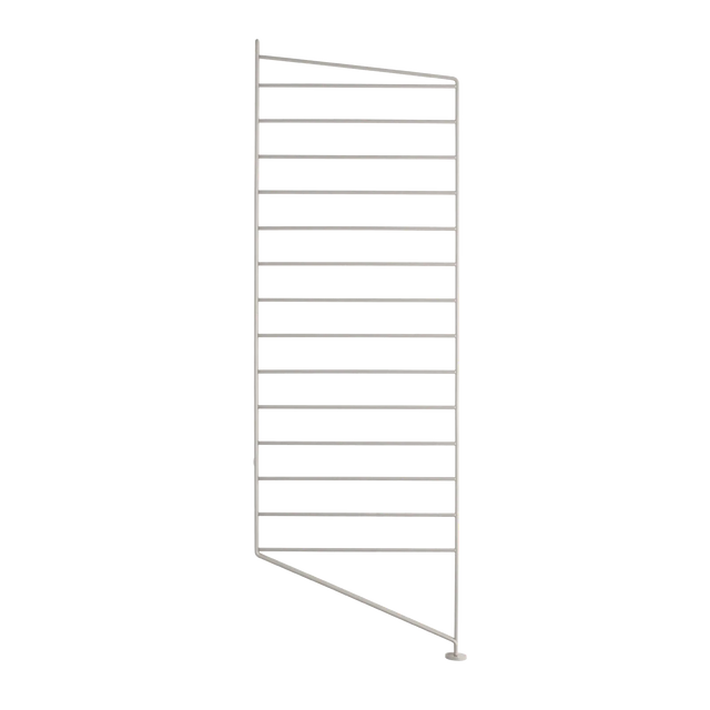 String Furniture Bodenleiter Regalsystem 85×30 cm in Weiß – pulverbeschichteter Stahl