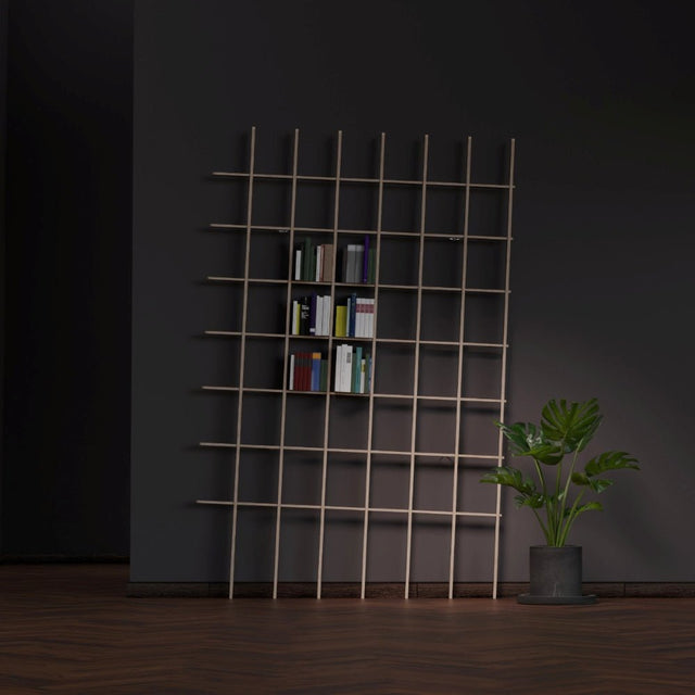 Bücherregal Schlagseite, 184cm, Purewhite - Breuer & Bono - DesignWe.Love