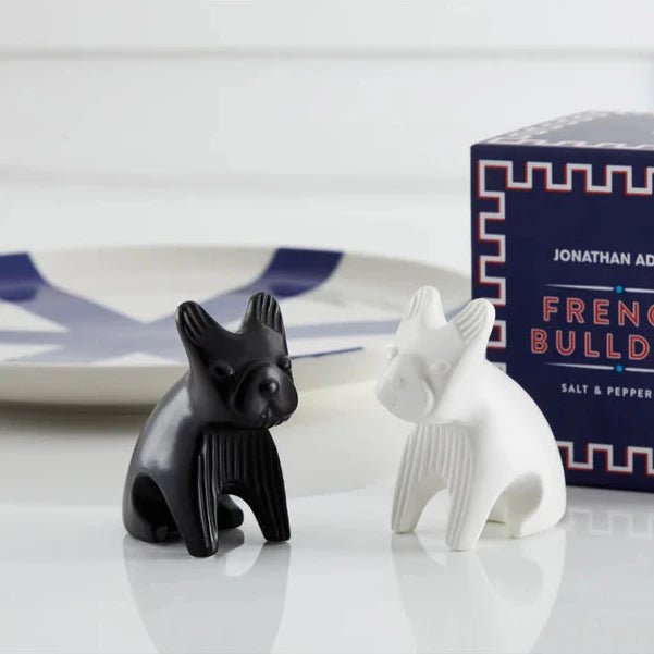 Bulldogge Salz - & Pfefferstreuer - Set - Jonathan Adler - DesignWe.Love