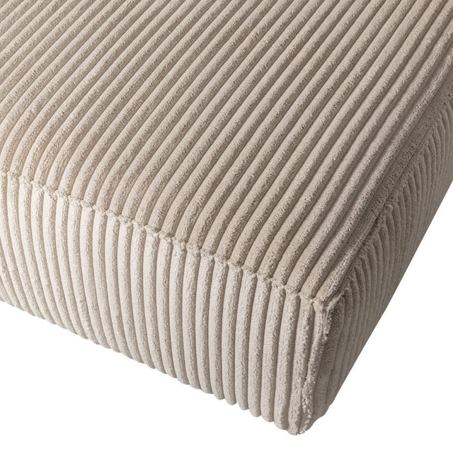 Chaiselongue Sofa Bean Ribcord Travertin - WOOOD - DesignWe.Love