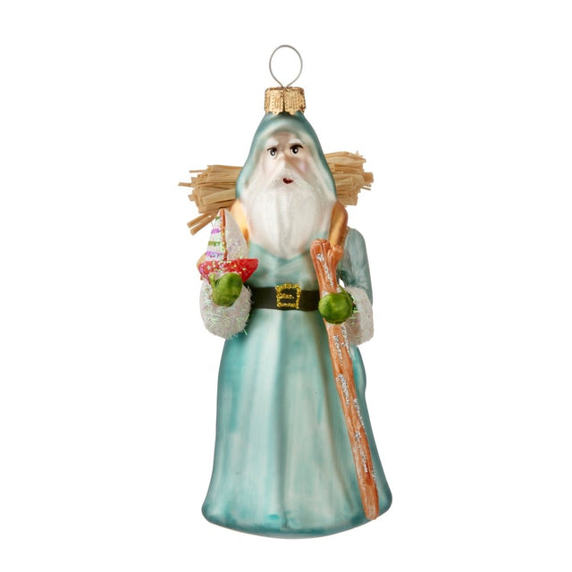 Christbaumkugel Santa Eisblau - Bungalow DK - DesignWe.Love