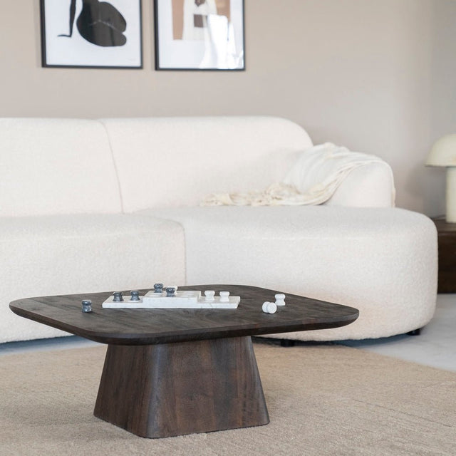 Couchtisch Aron Braun 80x80cm - Eleonora - DesignWe.Love