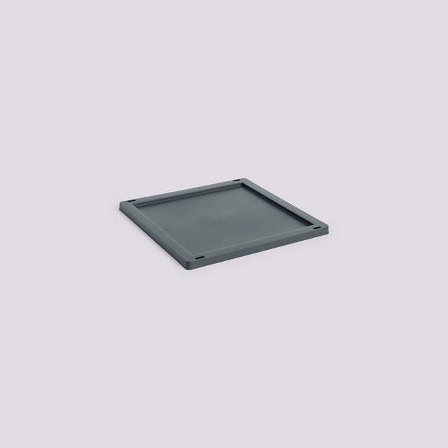 Deckel Für Colour Crate Medium Square, Charcoal - HAY - DesignWe.Love