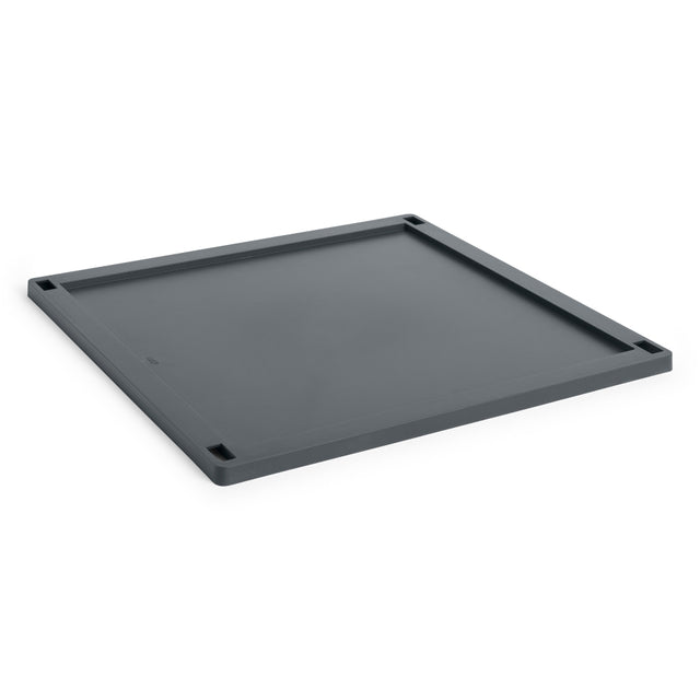 Deckel Für Colour Crate Large Square, Charcoal - HAY - DesignWe.Love