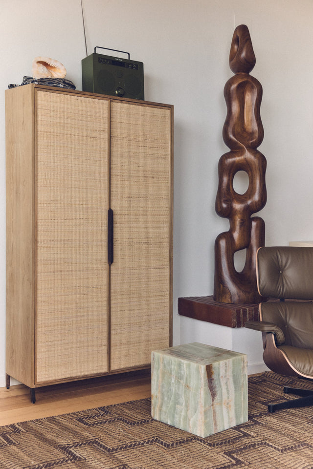 Design Schrank Pioneer aus Rattan - HK Living - DesignWe.Love