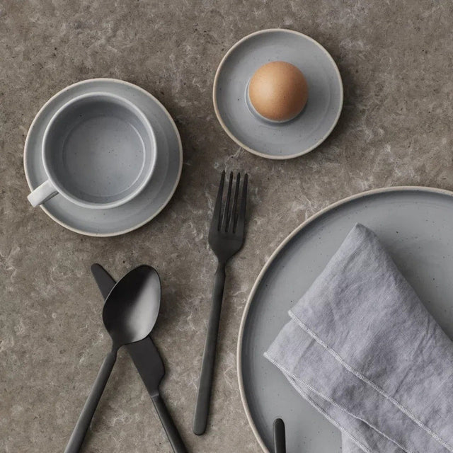 Eierbecher aus Keramik 2er - Set SABLO Stone - blomus - DesignWe.Love