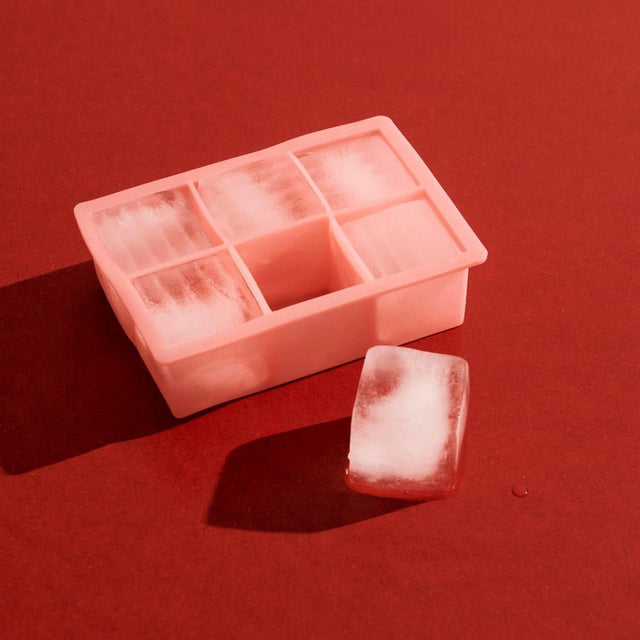 Eiswürfelform Silikon XXL Pink - HAY - DesignWe.Love