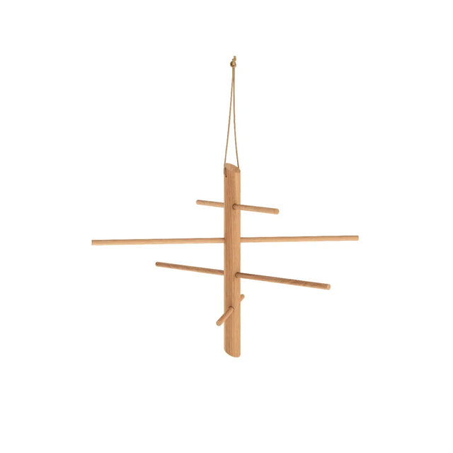 EKTA Living Hanging Sticks hängender Weihnachtsbaum aus Eiche Geölt freigestellt