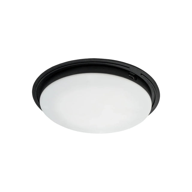 LED Solar Down Light Solarlicht für Laterne Light House Medium in Schwarz, Unterseite, freigestellt von EKTA Living