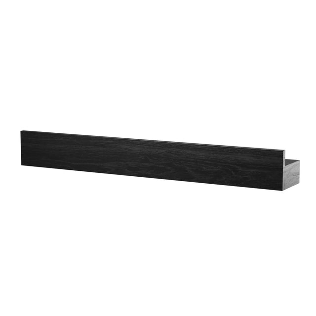 Magnet Shelf Magnetregal aus Eiche 40 cm Schwarz freigestellt von EKTA Living