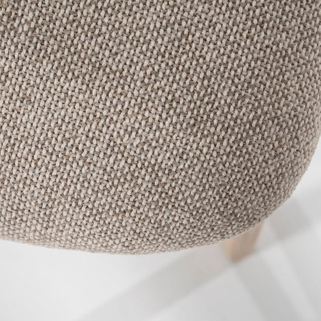 Esszimmerstuehle 4er Set Mikky Taupe Polster - Eleonora - DesignWe.Love