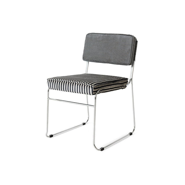 Esszimmerstuhl Endless Dining Chair stripe/monochrome - HK Living - DesignWe.Love