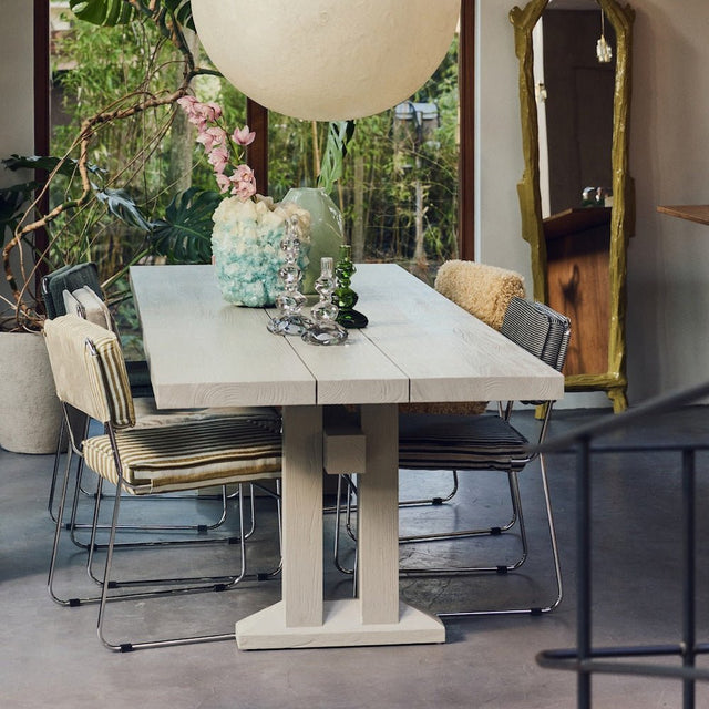Esszimmerstuhl Endless Dining Chair stripe/monochrome - HK Living - DesignWe.Love