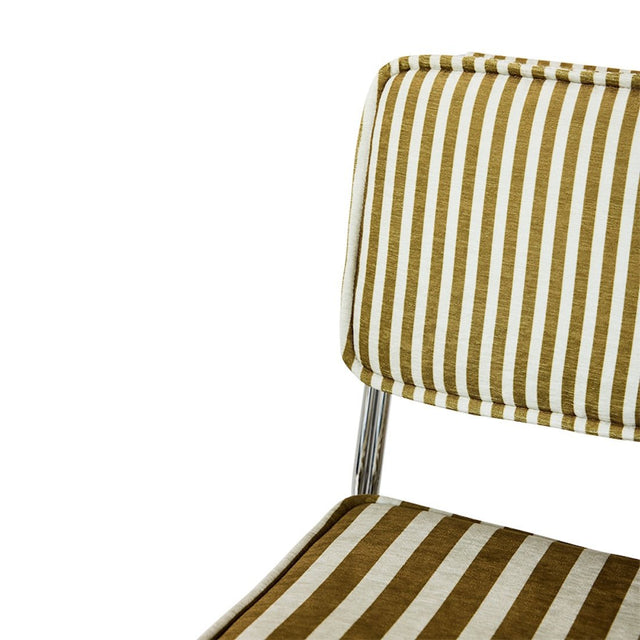 Esszimmerstuhl Endless Dining Chair stripe/sunflower - HK Living - DesignWe.Love