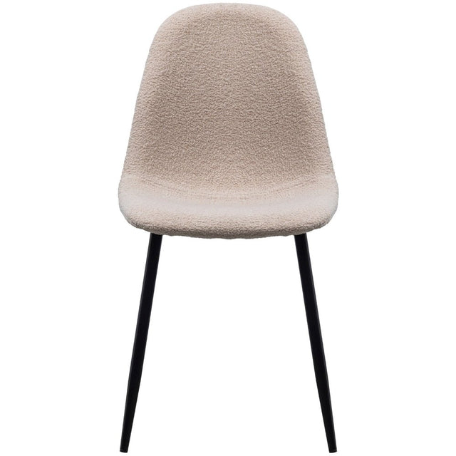 Esszimmerstuhl Marije Teddy Taupe (2er Set) - WOOOD - DesignWe.Love