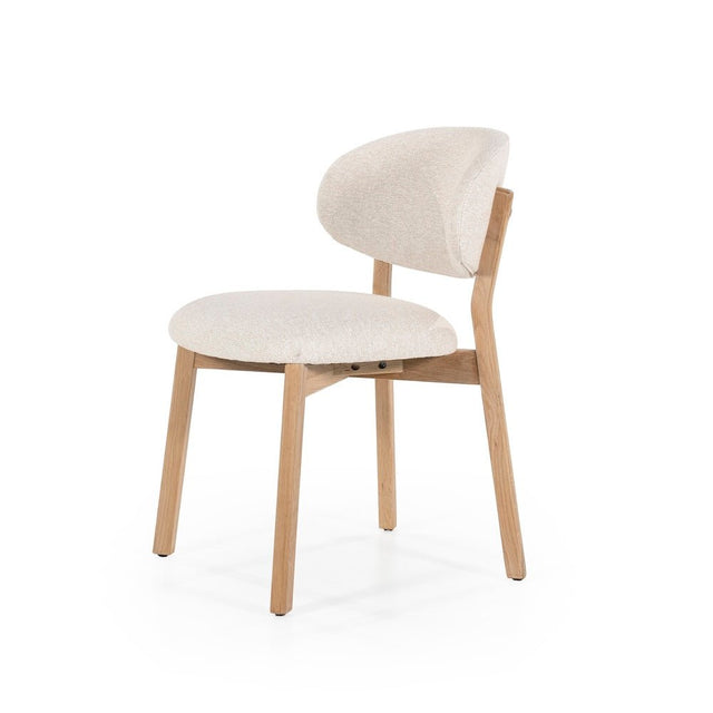 Esszimmerstuhl Mikky Beige Polster - Eleonora - DesignWe.Love