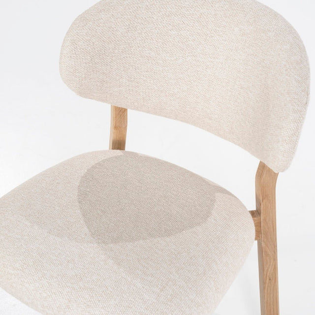 Esszimmerstuhl Mikky Beige Polster - Eleonora - DesignWe.Love