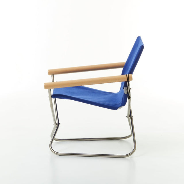 Nychair X 80 Faltstuhl Blau Natur – designwe.love