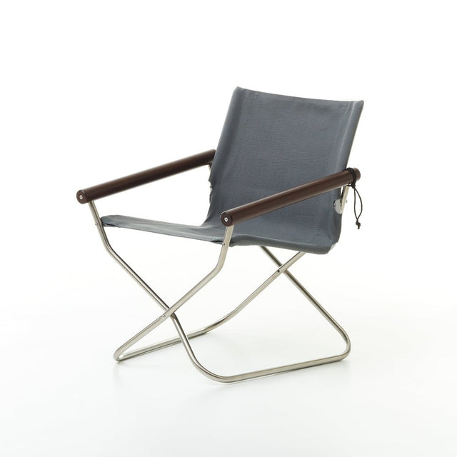Nychair X 80 Faltstuhl Grau Dunkelbraun – designwe.love