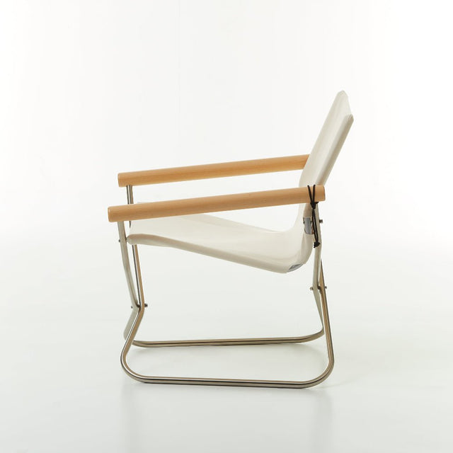 Nychair X 80 Faltstuhl Weiß Natur – designwe.love