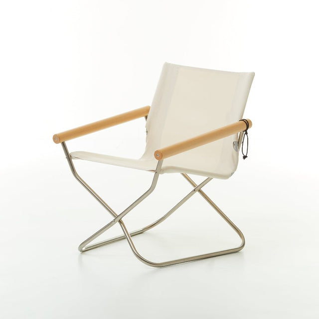 Nychair X 80 Faltstuhl Weiß Natur – designwe.love