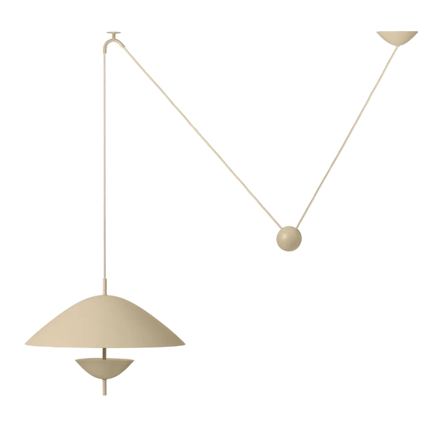 ferm LIVING Lod Pendelleuchte Cashmere