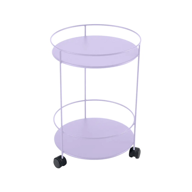Fermob Guinguette Servierwagen Marshmellow mit zwei Platten und Rollen - Fermob