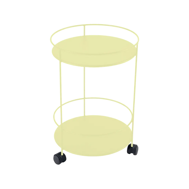 Fermob Guinguette Servierwagen Zitronensorbet mit zwei Platten und Rollen - Fermob