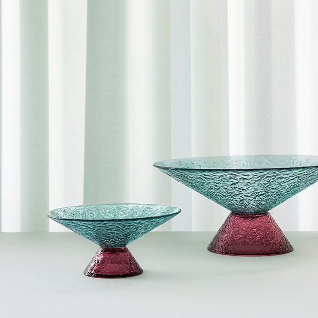 Glasschale Bonbon Medium Rot/Blau - Hübsch Interior - DesignWe.Love