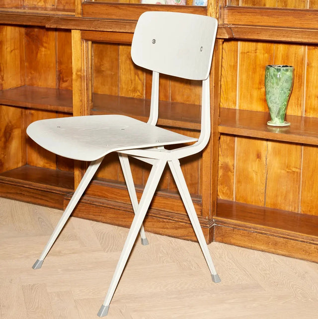 HAY Result Chair Eiche beige, Gestell Stahl beige