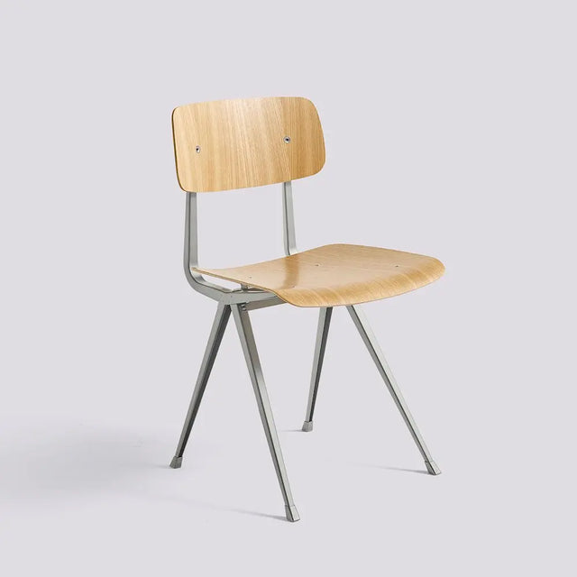 HAY Result Chair Eiche natur, Gestell Stahl beige
