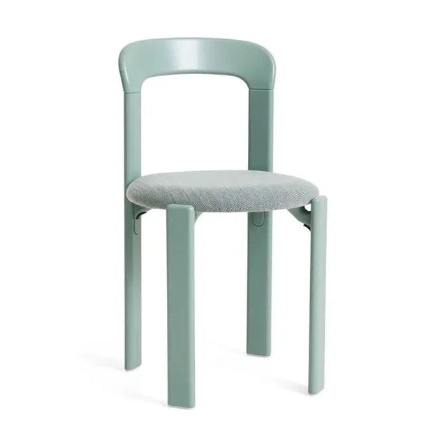 HAY Rey Chair Stuhl Fall Green mit gepolsterter Sitzfläche n Steel Cut
