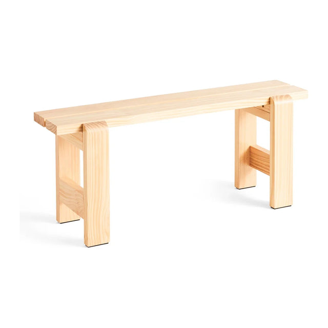 HAY Weekday Bench Outdoor Holzbank Natur, 111 cm