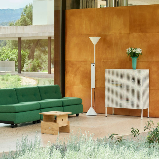 Höhenverstellbare Stehleuchte Twist Cream White - Hay - DesignWe.Love