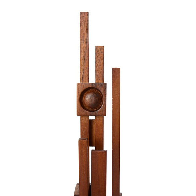 Holzobjekt Skulptur Skyline - HK Living - DesignWe.Love
