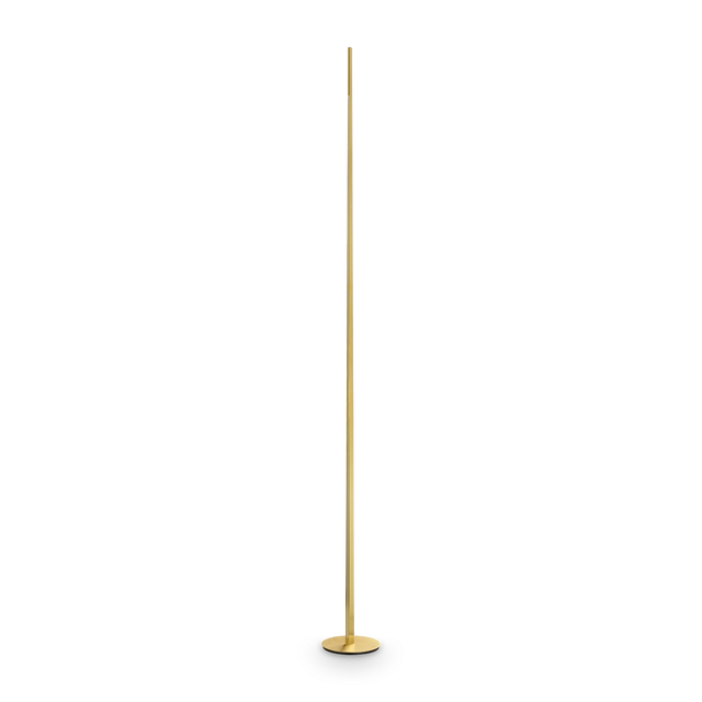 Ideal Lux Blade Stehleuchte in Messing, schmale hohe Stehlampe