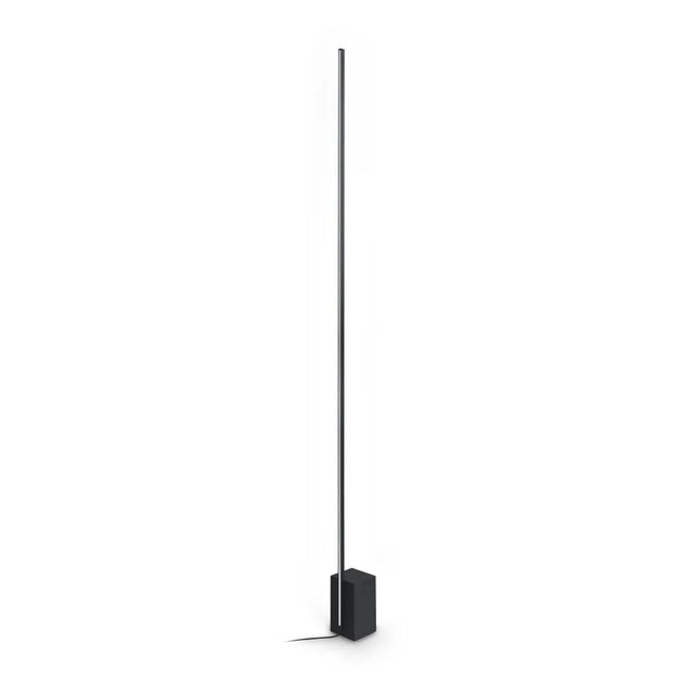 Ideal Lux Essence Square LED Stehlampe eckig in Schwarz, 160 cm hoch