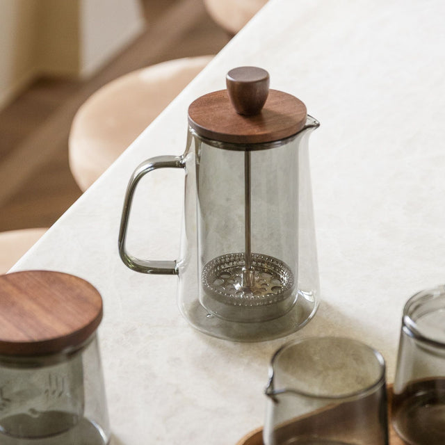 Kaffeekanne Luma, French Press in Grau - S|P Collection - DesignWe.Love