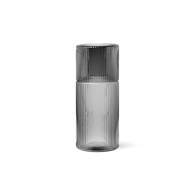 Karaffe und Glas im Set Ripple - ferm LIVING - DesignWe.Love