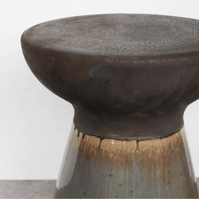 Keramik Hocker Pablo schwarz - House Doctor - DesignWe.Love
