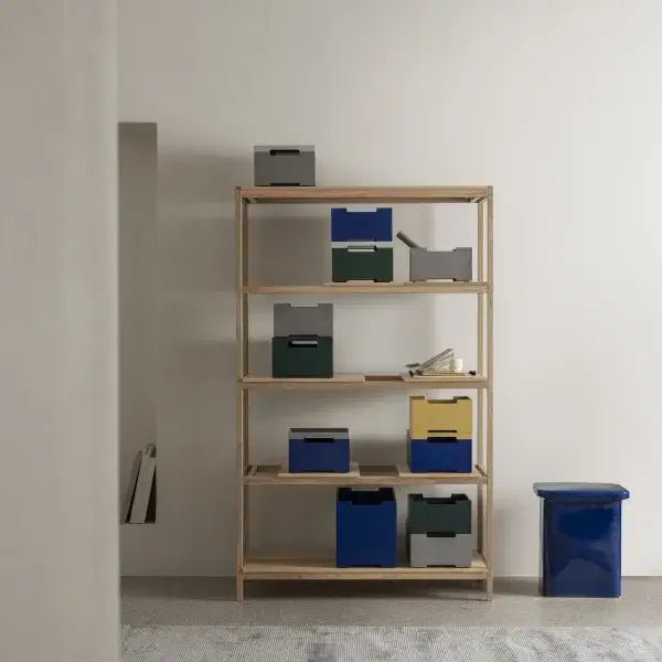 Keramikhocker TOKI T - Shape Mazarine Blue - blomus - DesignWe.Love