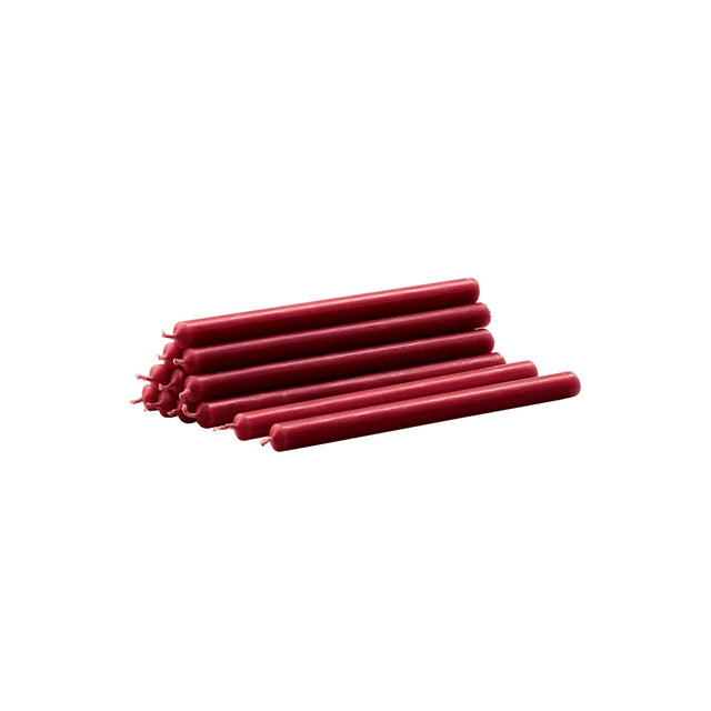 Kerzen im 12er Set Ø 1,3 cm - Stoff Nagel - DesignWe.Love