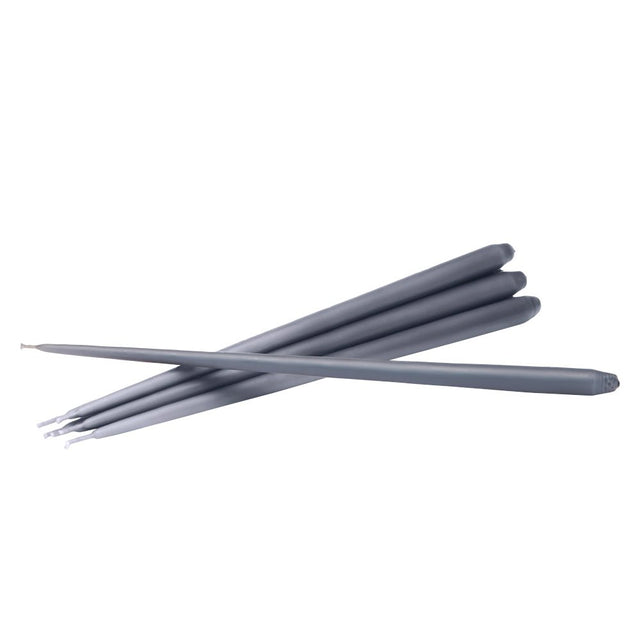 Kerzen im 6er Set Ø 1,3 cm - Stoff Nagel - DesignWe.Love