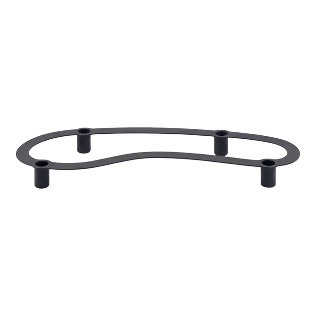 blomus ARO Kerzenhalter L Black – großer Kerzenständer für Stabkerzen bei DesignWe.Love