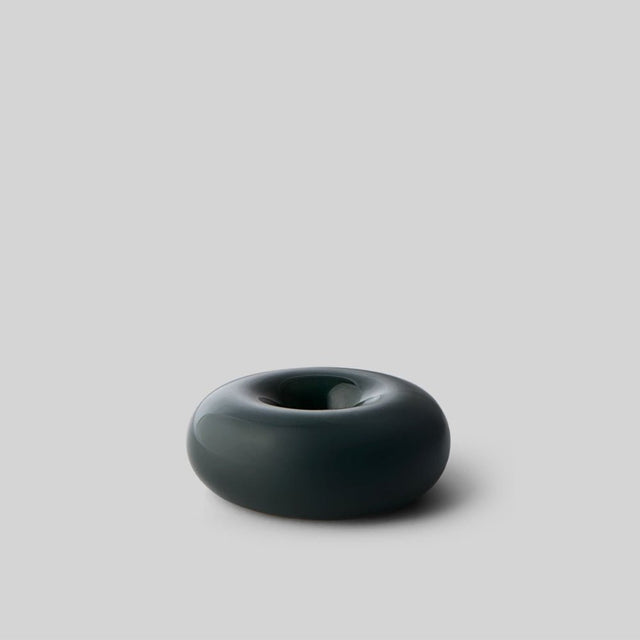 Kerzenhalter aus Keramik BOB Dark Green Small - Studio About - DesignWe.Love
