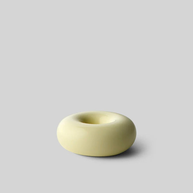 Kerzenhalter aus Keramik BOB Gelb Small - Studio About - DesignWe.Love